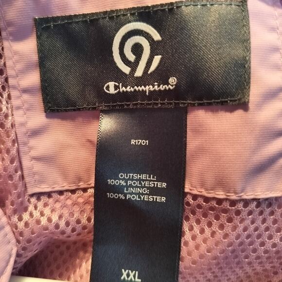 4448) Champion C9 Lavender Weatherproof Popover Anorak Jacket XXL - Picture 9 of 10